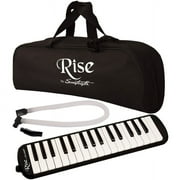Rise by Sawtooth 32 Key Black Piano Style Melodica