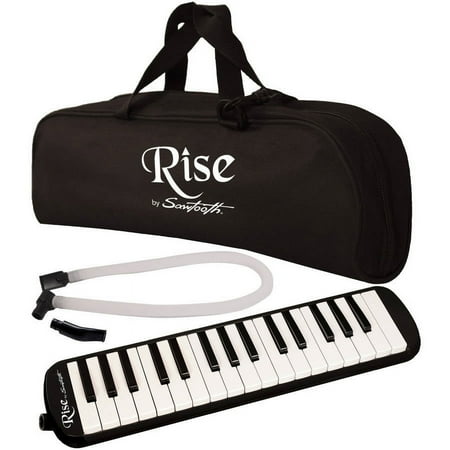 Rise by Sawtooth 32 Key Black Piano Style Melodica