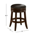 thumbnail image 3 of Hillsdale Furniture Tillman Wood Backless Counter Height Swivel Stool, Brown Cherry, 3 of 13