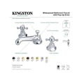 thumbnail image 2 of Kingston Brass Metropolitan Two Handle 8 to 16 Widespread Lavatory Faucet with B, 2 of 2