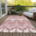 thumbnail image 6 of Addison Rugs Chantille Indoor/Outdoor Transitional Ikat Blush Washable Rectangle Rug, 9' x 12', 6 of 6