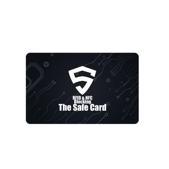 RFID Blocking Card, Ultra Thin Black Credit Card Protector & Bankcards Protector, NFC Contactless Bank Debit Credit Card Protector ID ATM Guard Card Blocker for Men & Women, Black