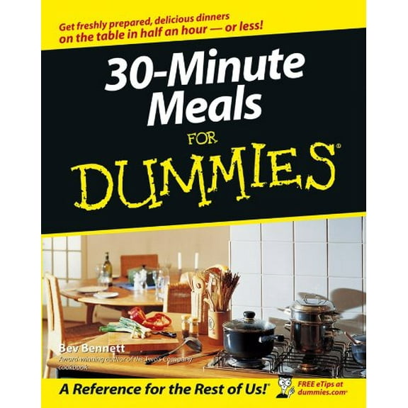 Pre-Owned 30-Minute Meals For Dummies Paperback