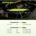 thumbnail image 2 of GIPAMA 19280 Starter Motor 12V 1.6kW CW 9-Tooth PMGR – Fits Acura & Honda 2012–2015 L4 2.4L Engines – Replaces OE 31200-RX0-A01, 31200-RX0-A02, Mitsuba SM-74002, 2 of 7