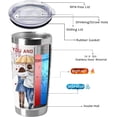 thumbnail image 6 of Valentines Day Tumbler Gifts for Wife, Birthday Anniversary Mothers Day Ideas Gifts from Husband, Romantic Valentines Tumbler with Poetry for Wife, 20 Oz Stainless Steel Tumbler, 6 of 6