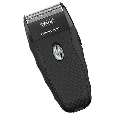 Wahl Flex Shave Rechargeable Foil Shaver features ergonomic shape,soft touch grips, pop-up trimmer for trimming sideburns, beard or mustache. Model