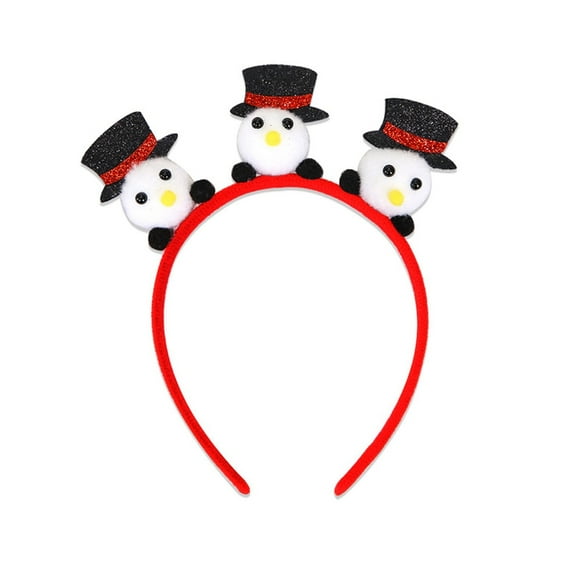 EXCIXING Christmas Hat/Snowman Headband Seasonal Decors Christmas Celebration Headpiece