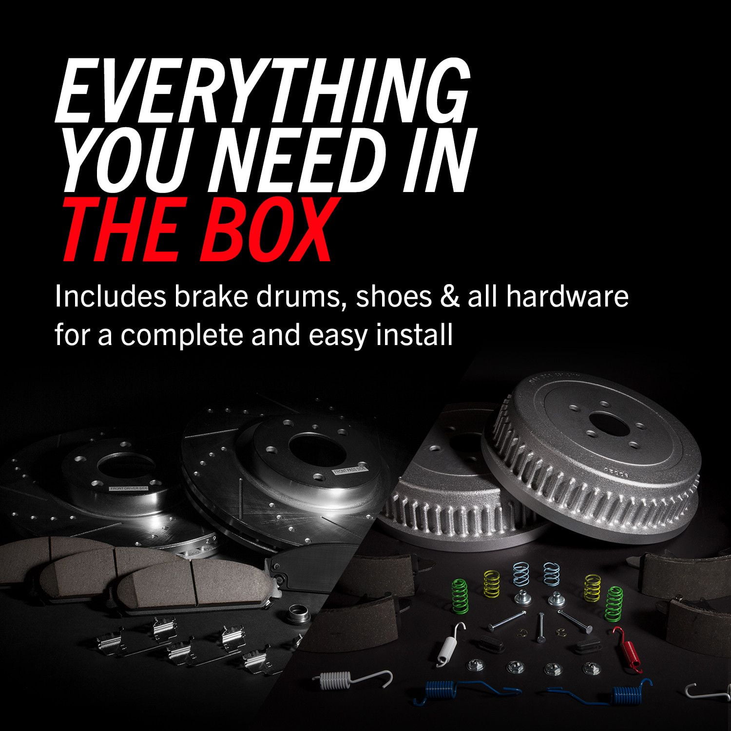 PowerStop Front and Rear Z23 Evolution Sport Brake Pad Rotor Drum and Shoe Kit Fits: NISSAN Select Models K15207DK