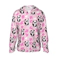 thumbnail image 2 of Lsque Funny Panda Draws A Heart UPF 50+ Lightweight Sun Protection Men's Women's Long Sleeve Shirt, Hoodie Performance -Small, 2 of 9