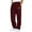 Wine, variant on QTBIUQ Mens Relaxed Fit Athletic Joggers Straight Leg Sweatpants with Deep Pockets for Casual and Lounge Activities Navy