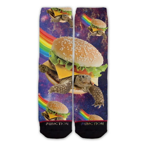 Function - Turtle Burger Galaxy Fashion Socks
