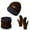 X42-Coffee, variant on Winter Scarf for Men with Beanie Hat and Gloves SetSeasonal Warm Three Piece Hat Bib Gloves Scarf And Fleece Cycling Screen Knitted Hat