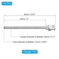 thumbnail image 2 of Aguja Dispensadora de Punta , 24 Unidades, 2 Pulgadas, Acero Inoxidable, con de Señuelo, 12 G, 2 of 6