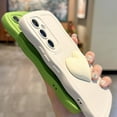 thumbnail image 5 of Compatible with Samsung Galaxy A34 5G Cute 3D Love Heart Phone Case,Solid Color Curly Wave Frame A34 5G Case Women Soft Shockproof Bumper Cover (Black, Samsung Galaxy A34), 5 of 12