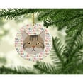 thumbnail image 2 of American Wirehair Cat Christmas Ceramic Ornament 2.8 in x 2.8 in, 2 of 3