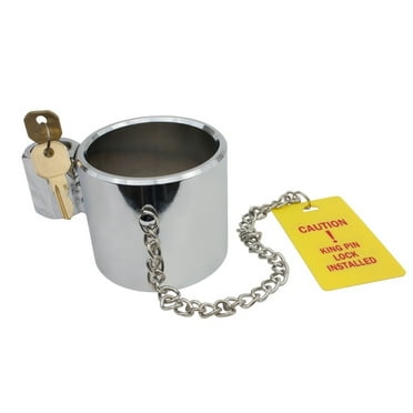 8 Pack) Heavy-Duty 5th Wheel King Pin Hitch Lock - Keyed Alike - Mytee Products 8 Pack) Heavy-Duty 5th Wheel King Pin Hitch Lock - Keyed Alike - Mytee Products