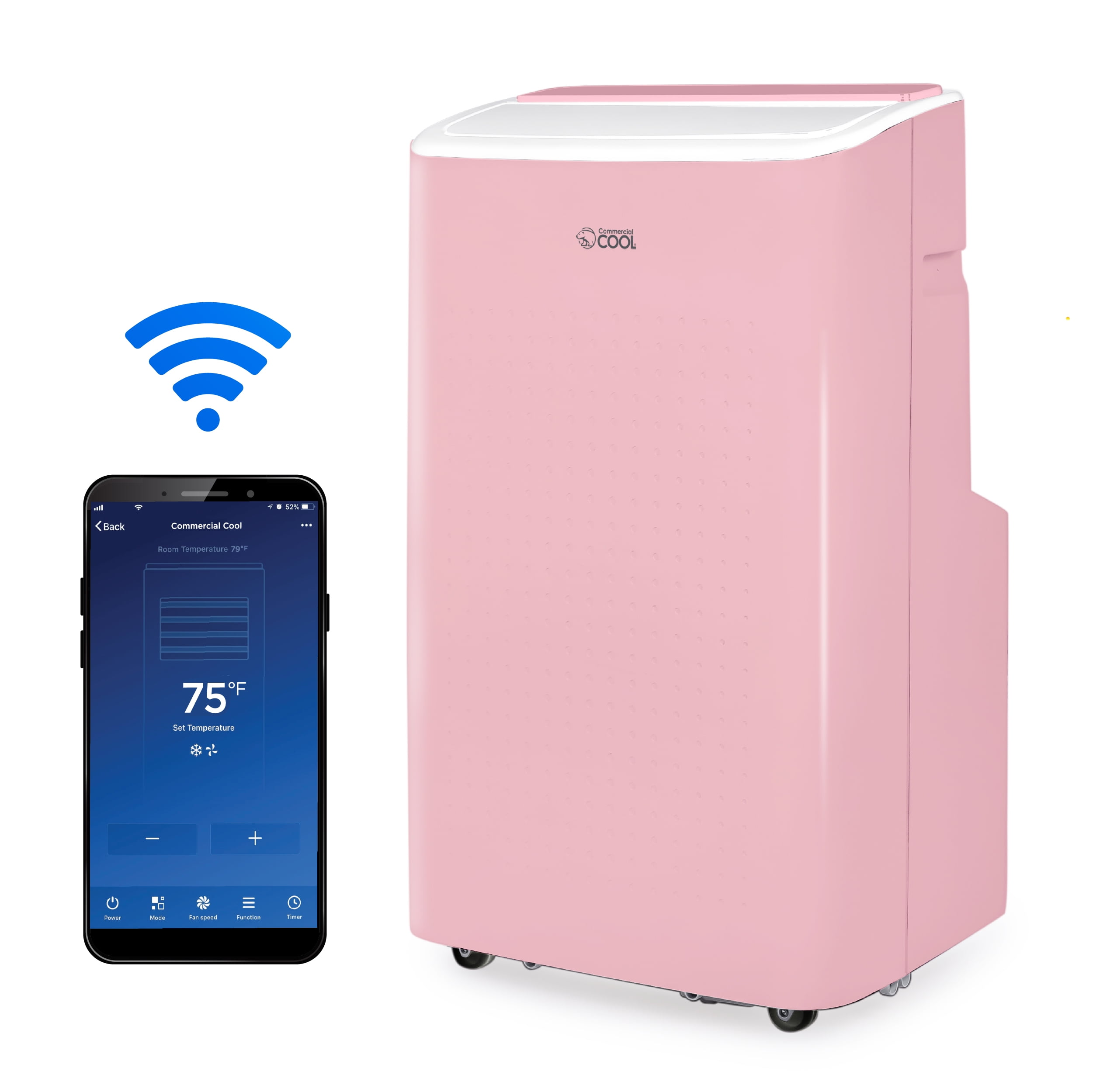 COMMERCIAL COOL Portable Air Conditioner, Dehumidifier & Fan, Portable