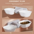 thumbnail image 4 of Bol de Nourriture pour Animaux de Compagnie 1 Pce pour Chat et Chien Design Suspendu, 4 of 9
