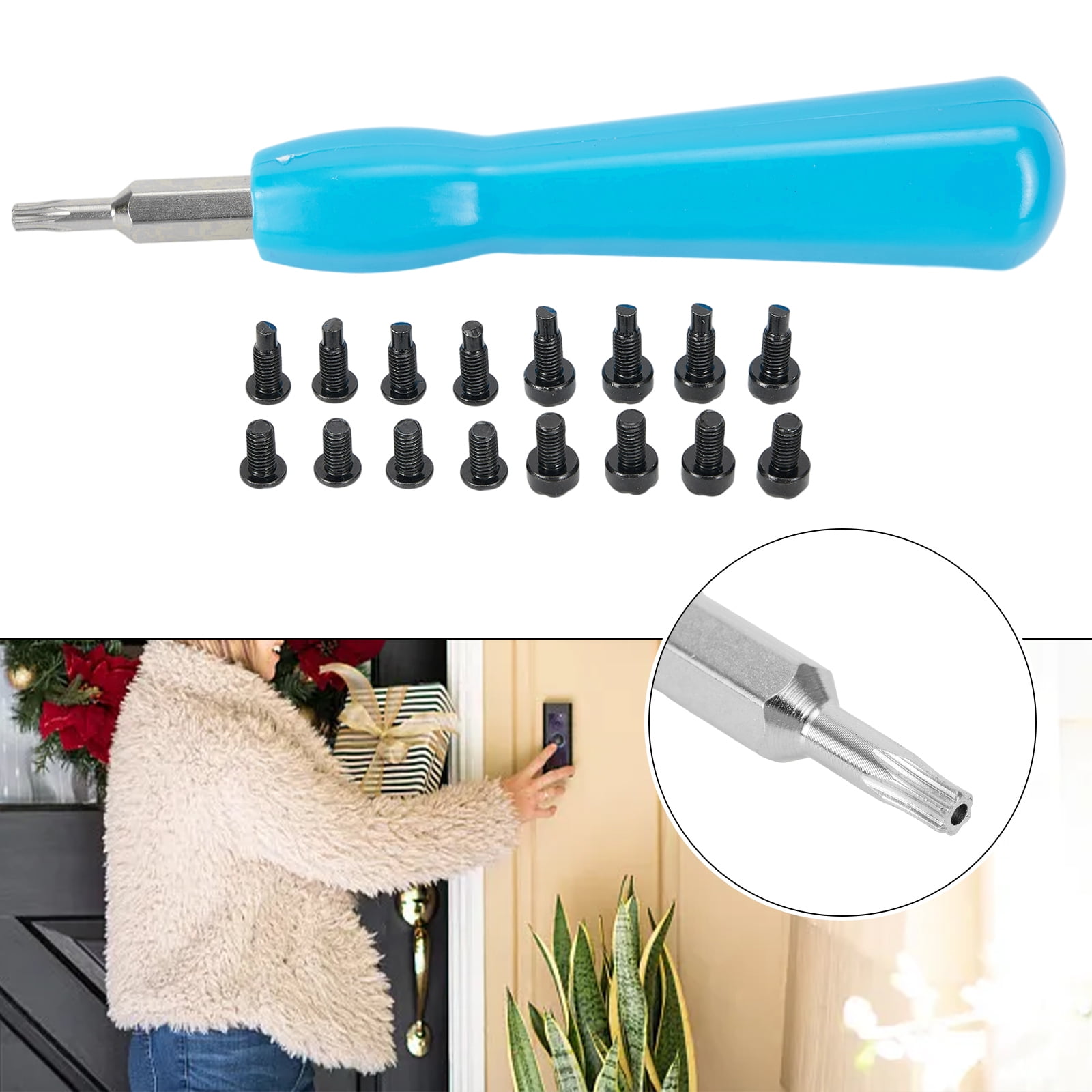 Ring Doorbell Replacement Security Screws and Screwdriver Kita High Quality
