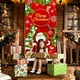 thumbnail image 5 of Cortina de puerta de Navidad con Papá Noel y cachorro - Decoración navideña exterior para la puerta principal, fondo de tela festiva de 72x35 pulgadas, 5 of 6