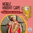 thumbnail image 2 of Liontouch - Noble Knight Cape, Red | Age 3-8 Years - One Size | Medieval Pretend Play Cloak, 2 of 5