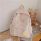 thumbnail image 5 of Mochila de lona de gran venta, ligera, con contraste, moderna, sencilla, de gran capacidad, versátil, para niñas, 5 of 5