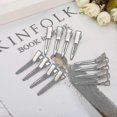 thumbnail image 5 of 50 Pack 1.75 Inches Single Prong Curl Metal Hair Clips For Dreads Lock Clips Hair Alligator Clips Silver Section Clips Metal Alligator Clips Hair Pins, 5 of 5