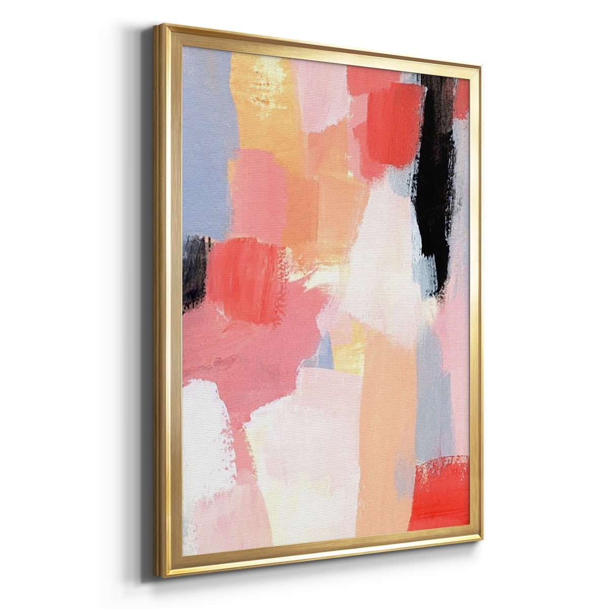 Aerial Scarlet I Premium Framed Print, in Gold, Black, or Silver - Ready to Hang