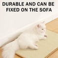 thumbnail image 3 of Almohadilla para rascar para gatos con cinta adhesiva con gancho, almohadillas para rascar de sisal para gatos de interior, protector de muebles contra rasguños para gatos, 3 of 8