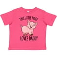 thumbnail image 3 of Inktastic This Little Piggy Loves Daddy- cute Boys or Girls Toddler T-Shirt, 3 of 5