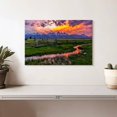 thumbnail image 2 of Elephant Stock Grand Teton Radiance Wall Art - Horizontal Canvas Wall Art - Living Room Wall Decor - Nature Canvas - Blue And Green Decor - 12" x 8", 2 of 8