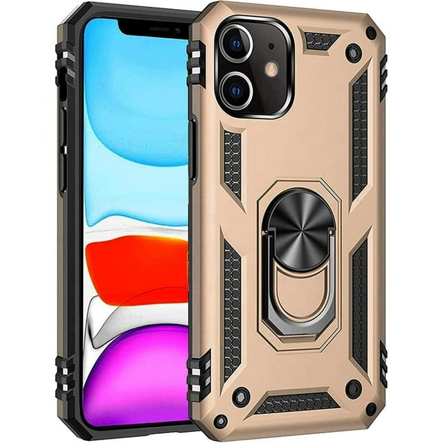 Supershield Armor-X Rugged iPhone 12 Case with Ring Holder - Rose Gold