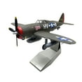 thumbnail image 2 of Xuanheng 1:72 P-47 Fighter Jet Model Diecast Plane Model, Thunderbolt Attack Plane with Display Base for Bookshelf, Desktop Decoration, 2 of 8