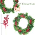 thumbnail image 2 of 30 Pcs Artificial Berry Stem Berry Wired Stems Holly Berries Artificial Flower Decor for Christmas, 2 of 5