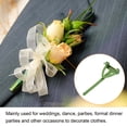 thumbnail image 5 of Unique Bargains Plastic Safety Pins Corsage Buttonhole for DIY Wedding Flower Brooch Green 100 Pack, 5 of 5