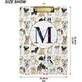 thumbnail image 2 of FMSHPON Dogs Clipboard Hardboard Wood Nursing Clip Board and Pull for Standard A4 Letter 13x9 inches, 2 of 7