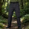 thumbnail image 2 of Men's Multi Pocket Tactical Cargo Pants Loose Fit Elastic Waist Straight Leg Trousers Big Size Outdoor Hiking Work Pants Lightweight Breathable Casual Utility Pants, 2 of 5