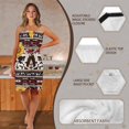 thumbnail image 6 of Yuyamidu Aztec Cow Print Body Wrap Towel for Women Sunflower Towel Wrap for Bathroom Brown Bath Towels for Adults Terry Cloth Bathing Towel with Pocket, Size XL, 6 of 7