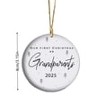 thumbnail image 3 of Ceramic Hanging Ornament For Grandparents Sentimental Keepsake For Birthday Family Holiday, 3 of 6