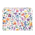 thumbnail image 7 of Yayeee Collapsible Cube Storage Bin with Lid Fabric Closet Decorative Basket with Handles, Purple Wildflower Pattern, 7 of 7
