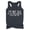 Black, variant on Women Racerback Tank Tops Summer Funny Graphic Sleeveless Loose Crop Top Casual Beach Workout Vest, Dark Gray XXL