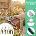 thumbnail image 2 of Heavy Duty Professional Bypass Pruning Shears - Use As Pruners, Garden Shears, Handheld Pruning Shears For Gardening, Clippers, Garden Scissors, Pruner Tool-orange-, 2 of 9