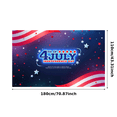 thumbnail image 3 of Patriotic Stars Independence Day Polyester Banner American Flag Celebration for National Holiday Outdoor Decor Party Event, 3 of 8