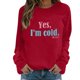 thumbnail image 2 of Puntoco Mujeres Casual Manga Completa Cuello Redondo tops Camisas Sueltas Blusa Estampado de Sol y Luna Sudadera Gráfica Puntoco Puntoco-5623, 2 of 6
