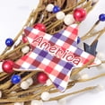 thumbnail image 5 of CSCHome Americana Flag Wreath Red White Star Berry Wreath Spring Summer Patriotic Wreath 4th of July Independence Day, 5 of 5