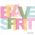 thumbnail image 2 of Gango Home Decor Contemporary Brave Spirit, Fierce Mind, & Kind Heart by Susan Ball (Ready to Hang); Three 12x12in Black Framed Prints, 2 of 6