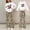 White, variant on Amidoa Girls Sweatsuits 2pcs Sets Cute Fall Winter Clothes Floral Print Casual Fleece Sweatshirt and Slightly Flared Sweatpants Back to School Outfits Red Size 9-10 Years