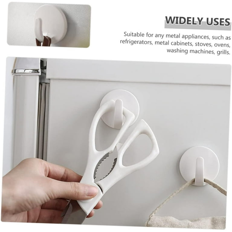 8pcs Magnetic Hook Magnetic Refrigerator Hooks Locker Hooks Heavy Duty Hangers Key Holder Hooks Magnetic Tool Hooks Magnetic Hanging Hooks Magnet Hanging Hooks Door Hook Coat Hooks Walmart