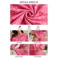 thumbnail image 5 of ValueVibe Plus Size Pajama Sets for Women 2 Piece Crew Neck Long Sleeve Lounge Sets Love Heart Print Sleepwear with Pocket, Pink 1XL, 5 of 7