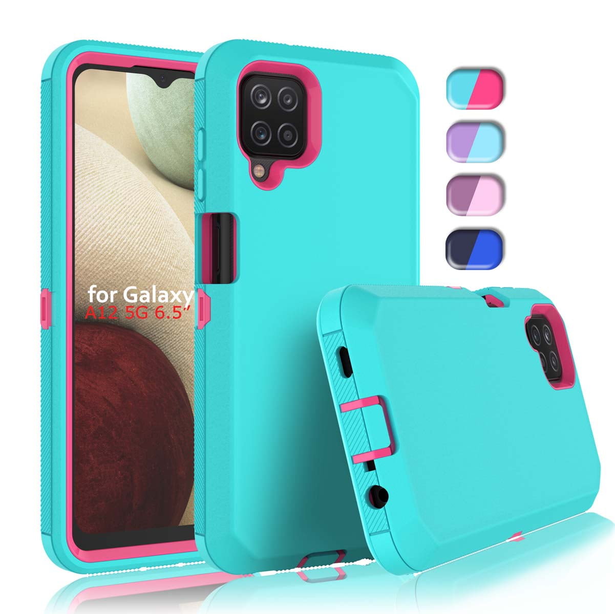  YoodQood for Samsung Galaxy A12 5G Square Case Non